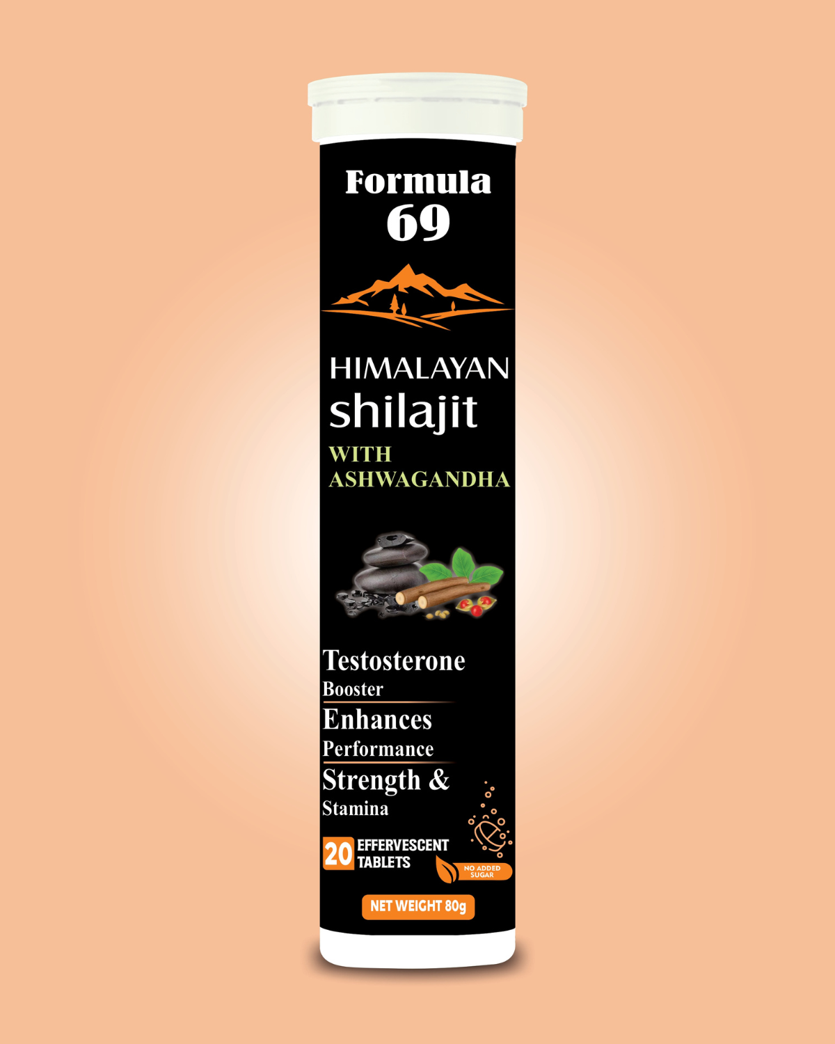 Formula 69 Himalayan Shilajit with Ashwagandha Effervescent Tablets